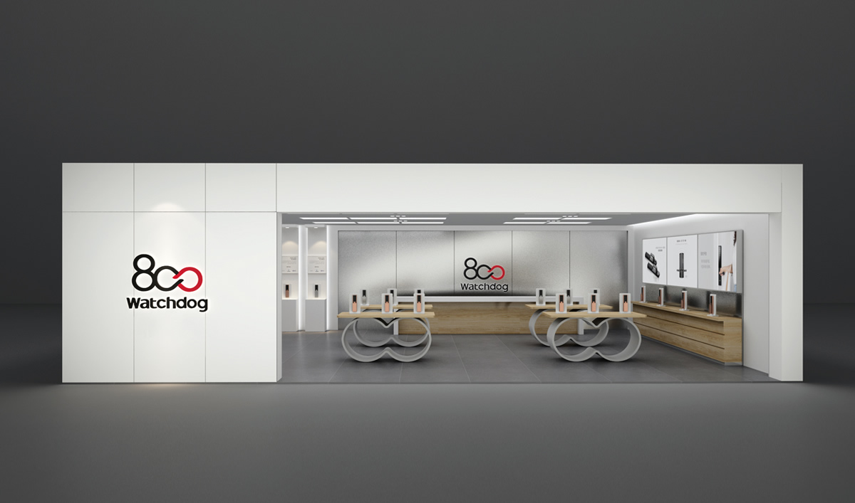 八佰智能鎖品牌形象策劃設計,八佰智能鎖VI設計,八佰智能鎖標志設計,八佰智能鎖空間設計,八佰智能鎖店面設計