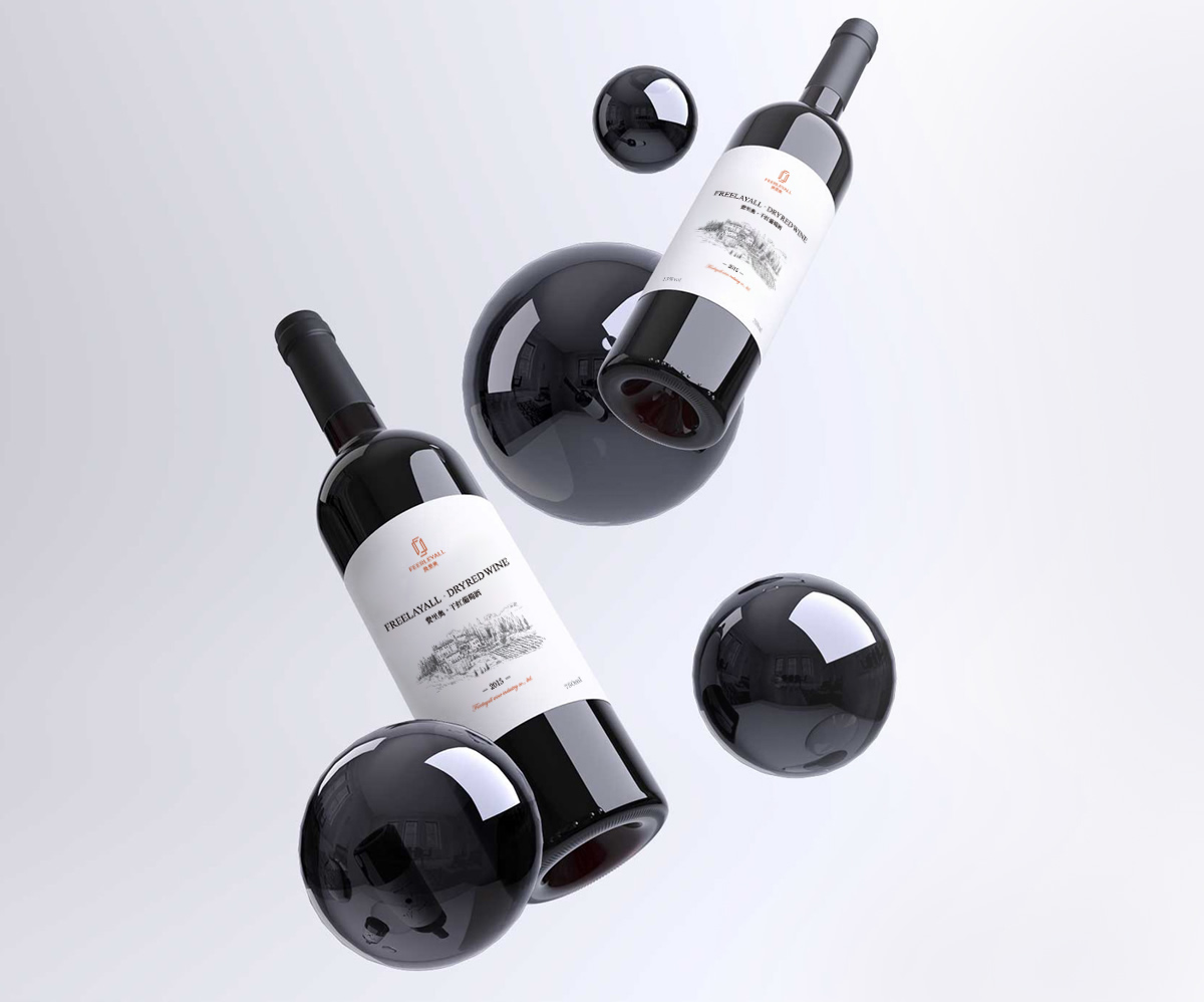 費里奧紅酒品牌標志設計,費里奧紅酒瓶貼設計,費里奧紅酒包裝設計,費里奧品牌設計,高端紅酒包裝設計