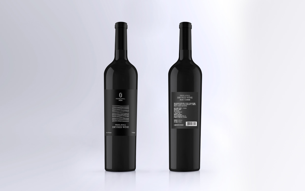 費里奧紅酒品牌標志設計,費里奧紅酒瓶貼設計,費里奧紅酒包裝設計,費里奧品牌設計,高端紅酒包裝設計